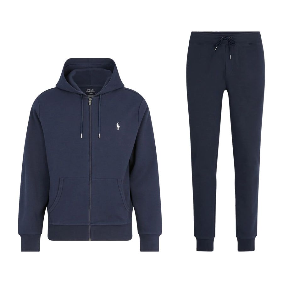 Ensemble Ralph Lauren bleu marine : hoodie zippé et jogging
